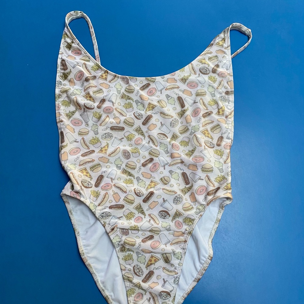 American Apparel junk food one piece swimsuit